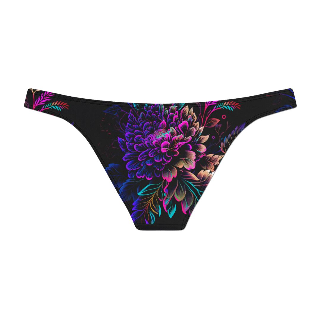 Psychedelic Flowers Bikini Brief - Mila Beachwear