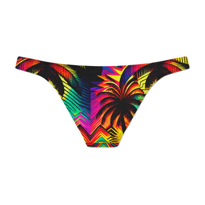 Psychedelic Tropical Palms Bikini Brief - Mila Beachwear