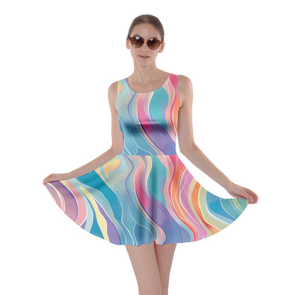 Rainbow Skater Dress