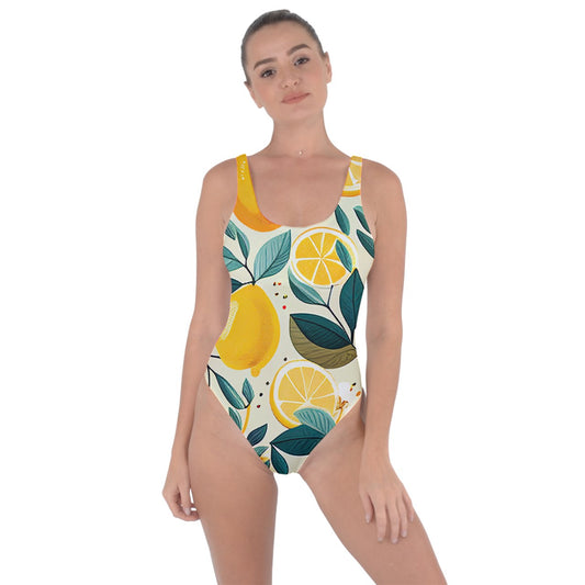 Amalfi Lemon Sexy Back Swimsuit