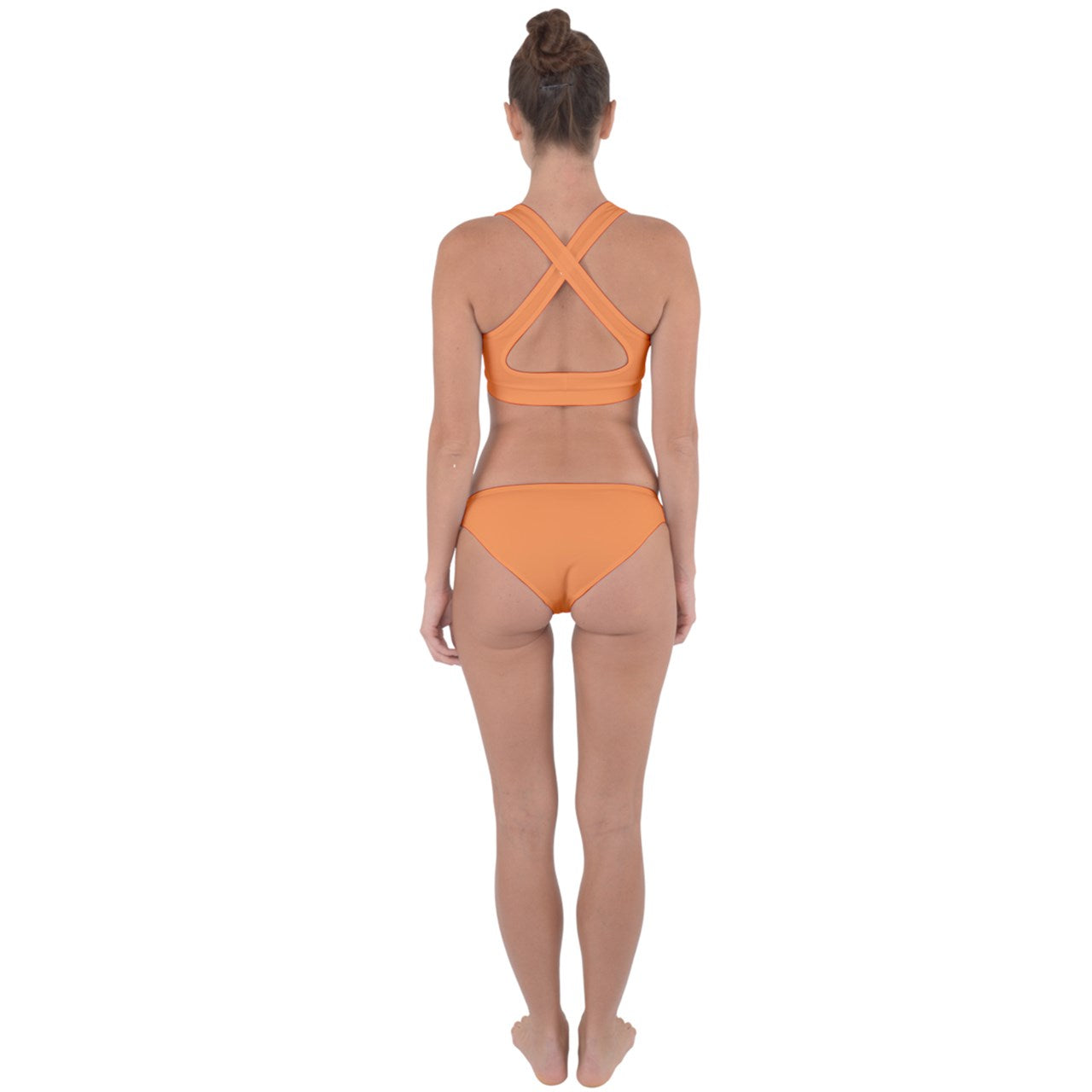 Peachy Perfection Back Hipster Bikini Set