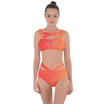 Flame Kissed Bandaged Up Bikini Set