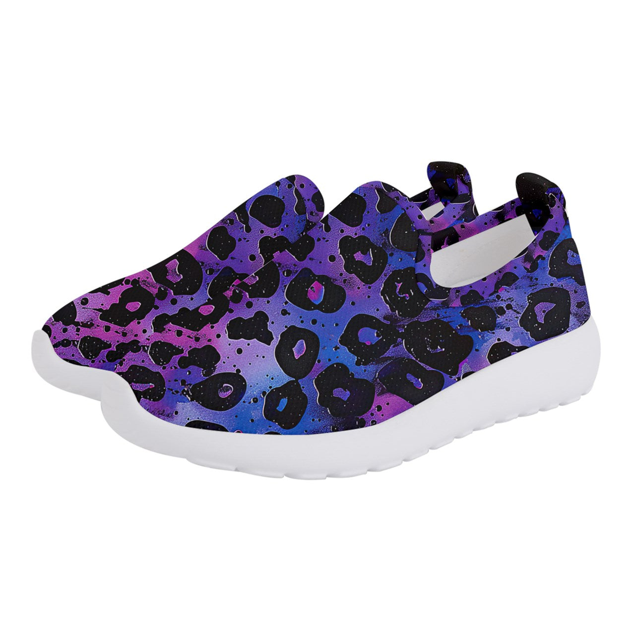 Blue Lagoon Panther Women's Slip On Sneakers