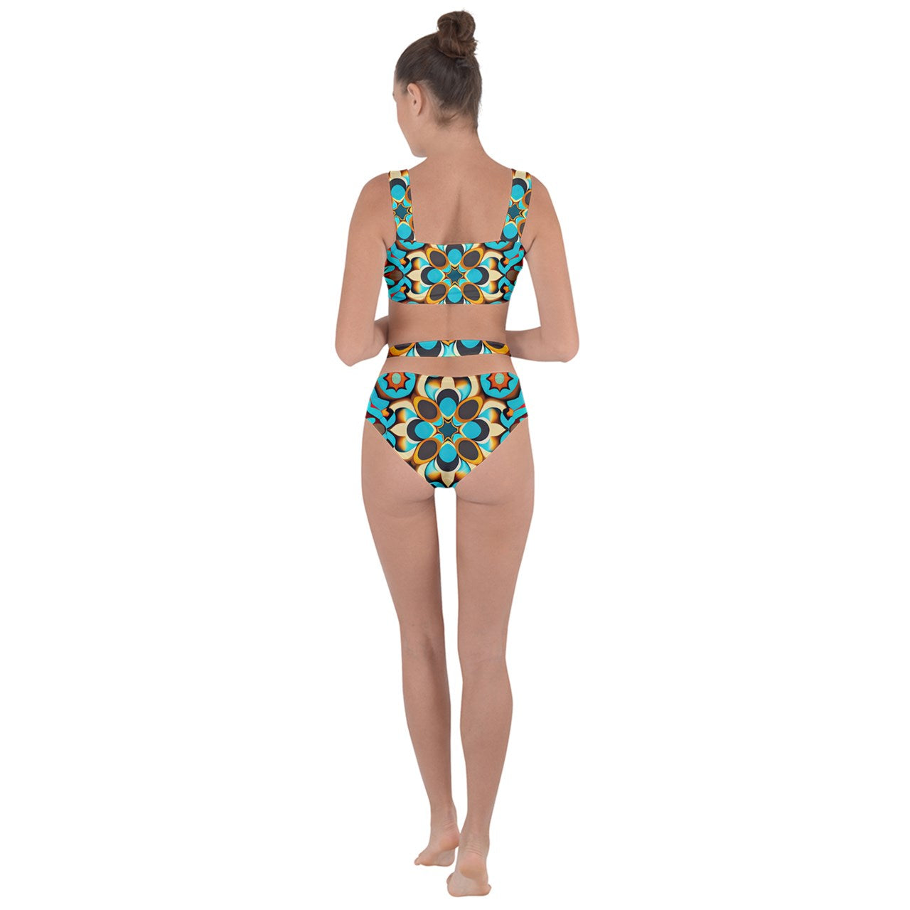 Amalfi Maiolica Bandaged Up Bikini Set