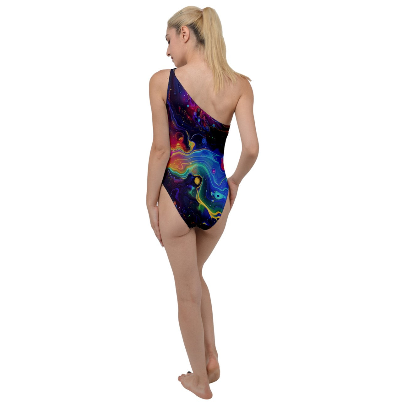 Cosmic Kaleidoscope To One Side Swimsuit