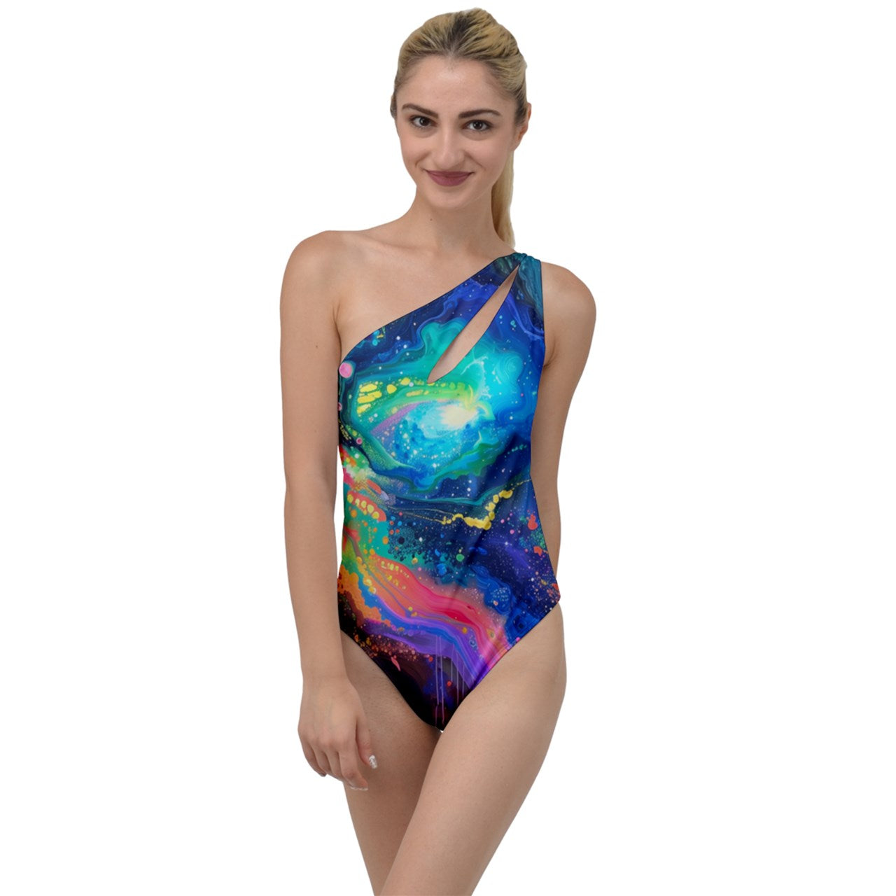 Celestial Chroma To One Side Swimsuit