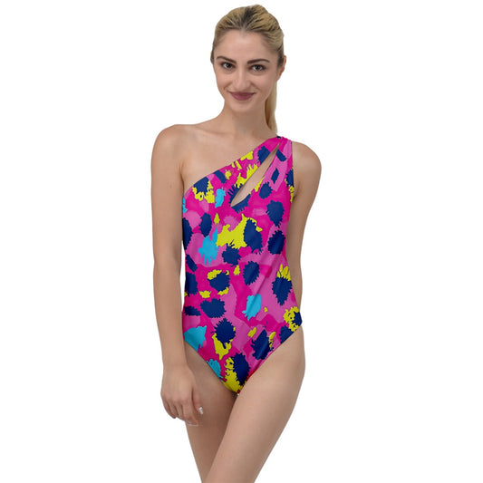 Feline Chic To One Side Swimsuit