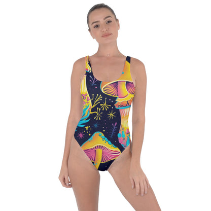 Neon Shrooms Bring Sexy Back Swimsuit