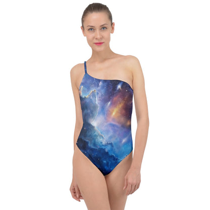 Galaxy Classic One Shoulder Swimsuit