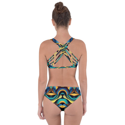 Sea Fantasy Criss Cross Bikini Set