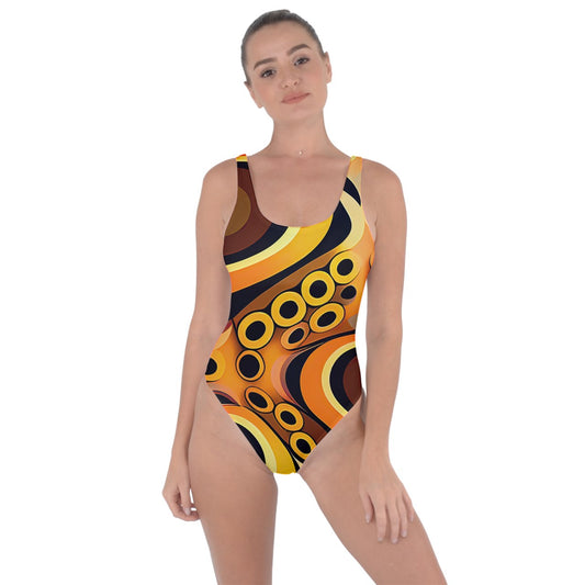 Abstract Sunset Bring Sexy Back Swimsuit