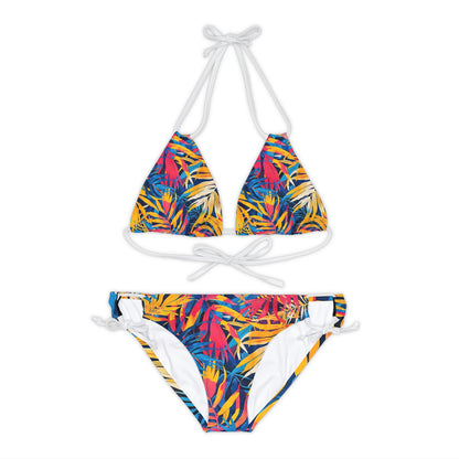 Jungle Color Mix Strappy Bikini Set - Mila Beachwear
