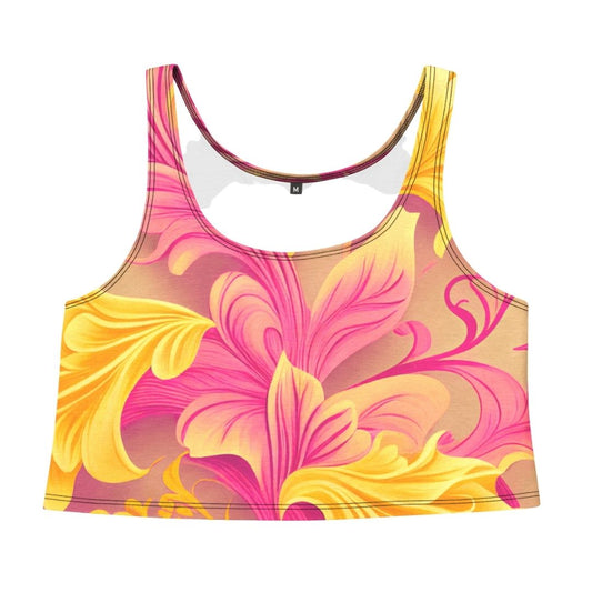 Summer Vibes Womens Crop Tank Top - Mila Beachwear