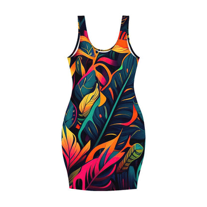 Floral Jungle Bodycon Dress - Mila Beachwear