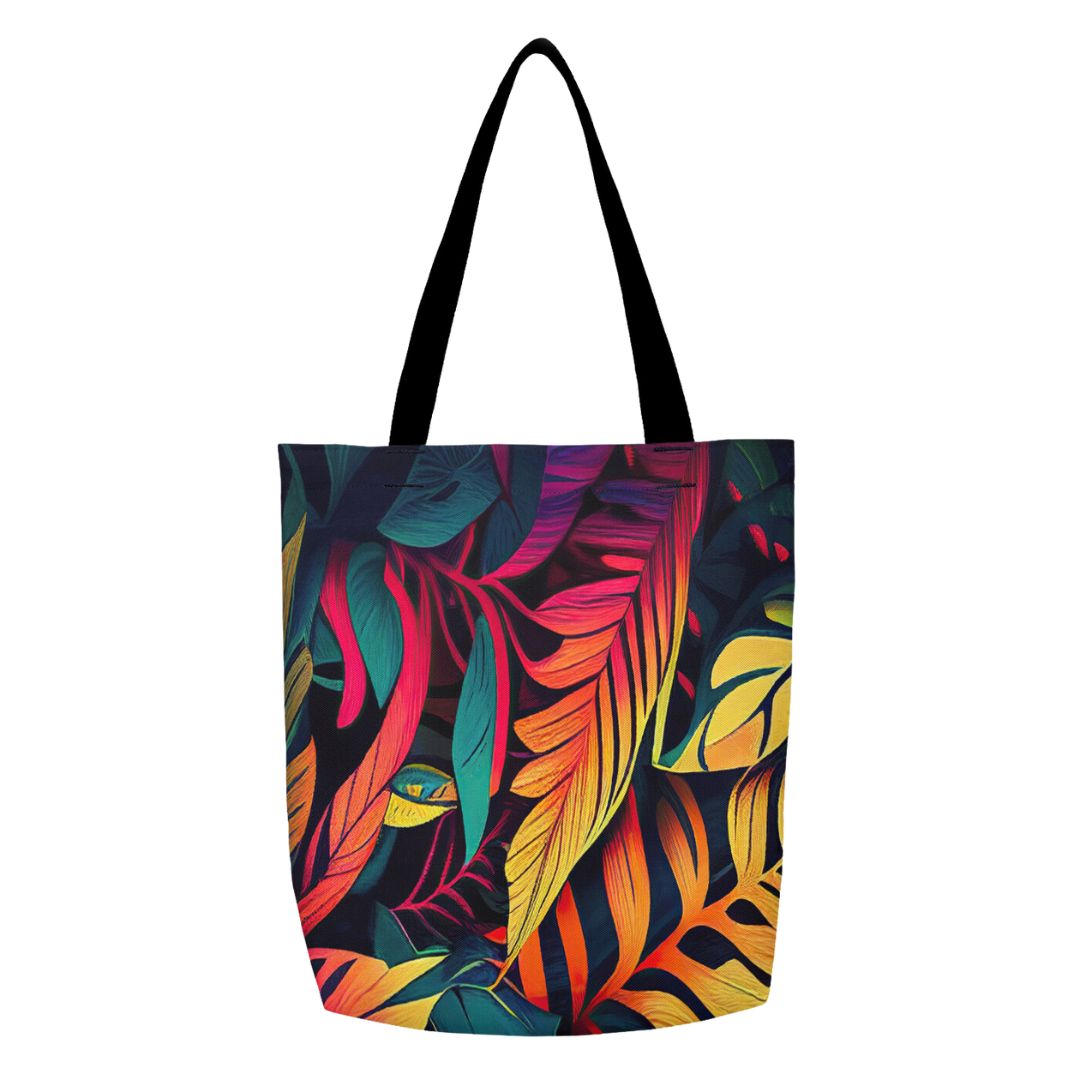Psychedelic Floreal Jungle Tote Bag - Mila Beachwear