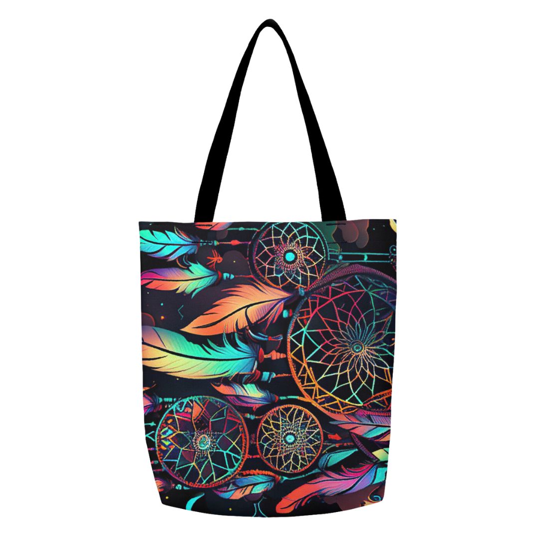 Psychedelic Dreamcatcher Tote Bag - Mila Beachwear