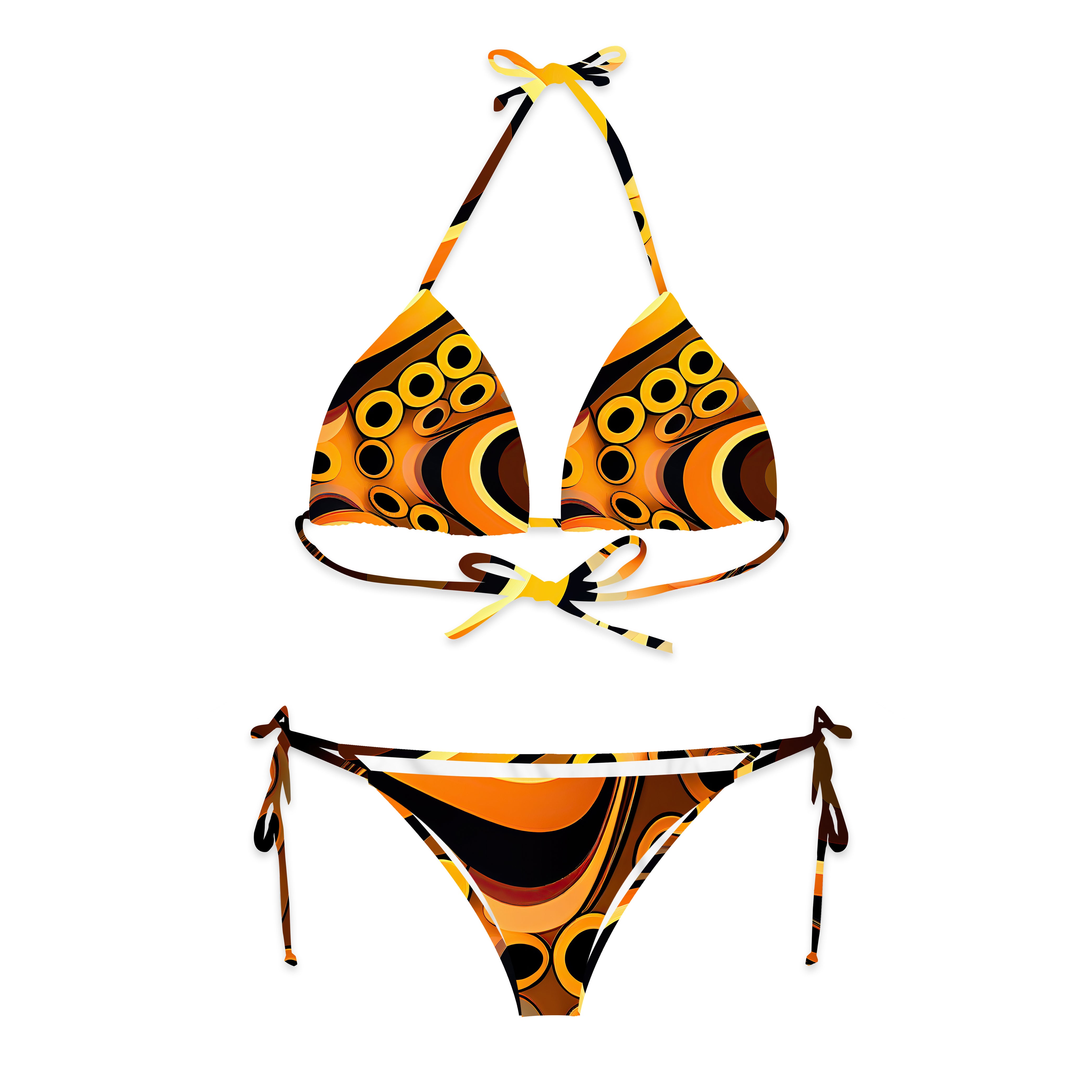 Abstract Sunset Classic Bikini Set | Mila Beachwear