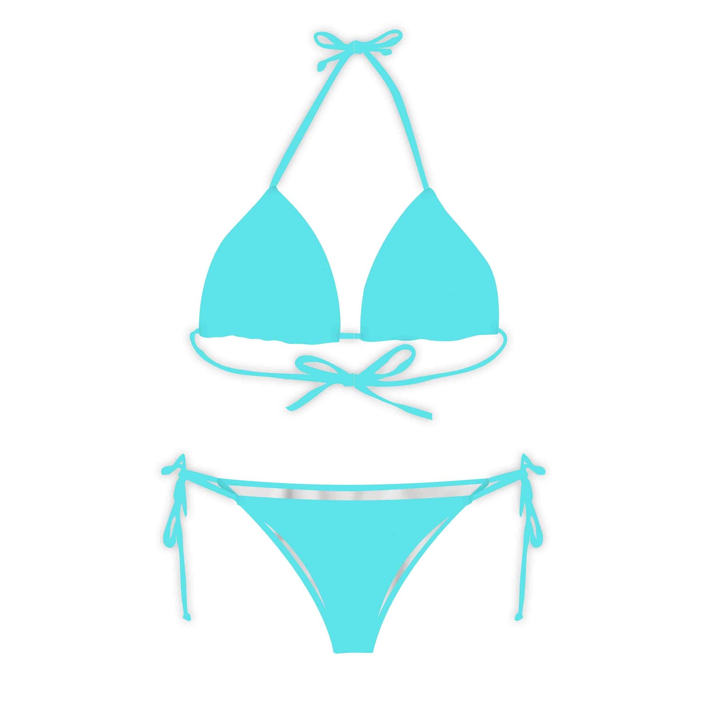 Aqua Aura Classic Bikini Set | Light Blue | Basic Collection