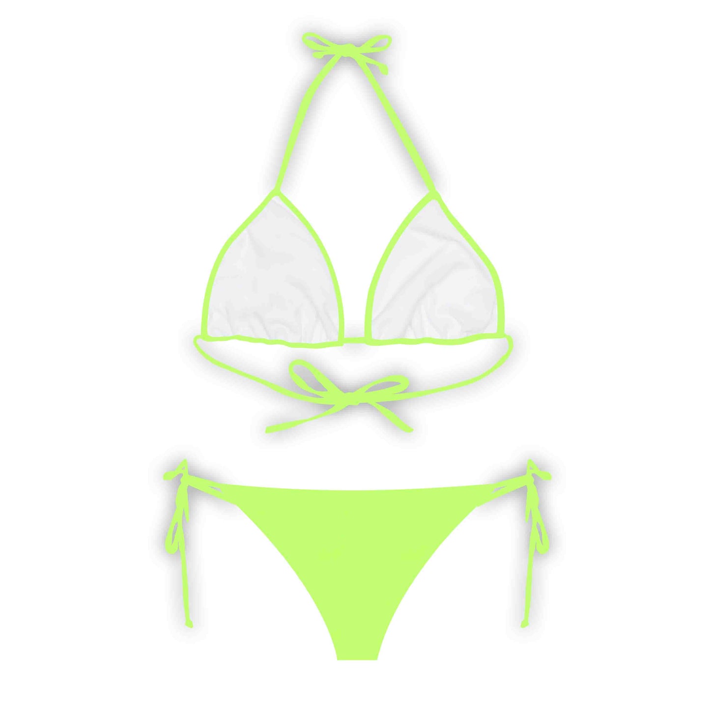 Electric Lime Classic Bikini Set | Basic Collection