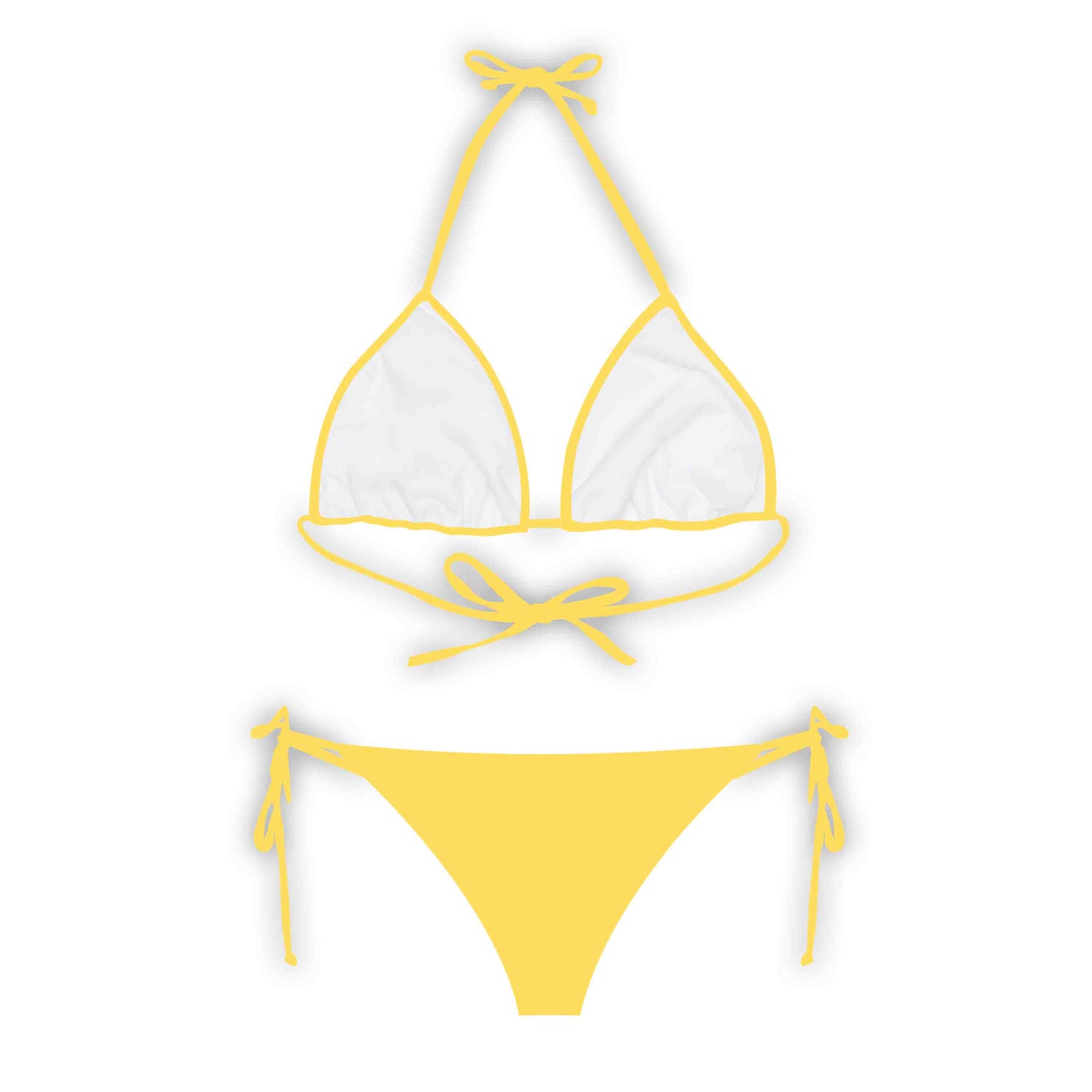 Amber Glow Bikini Set | Ocher | Basic Collection