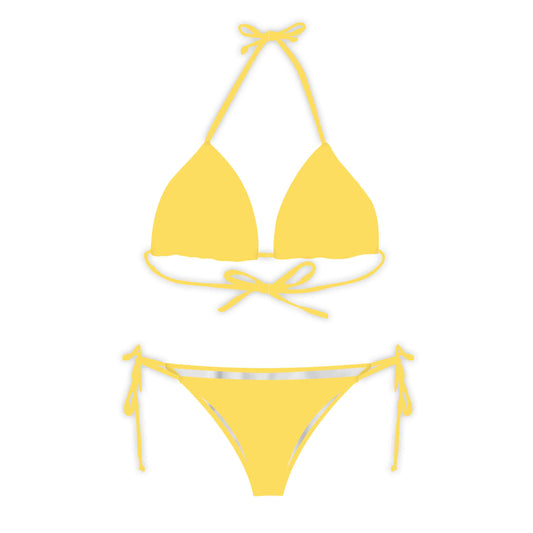 Amber Glow Bikini Set | Ocher | Basic Collection
