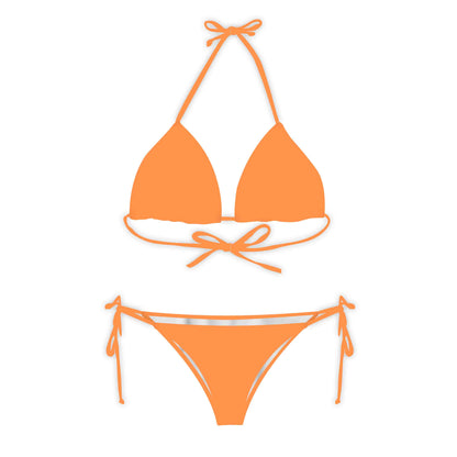 Peachy Perfection Classic Bikini Set | Orange | Basic Collection