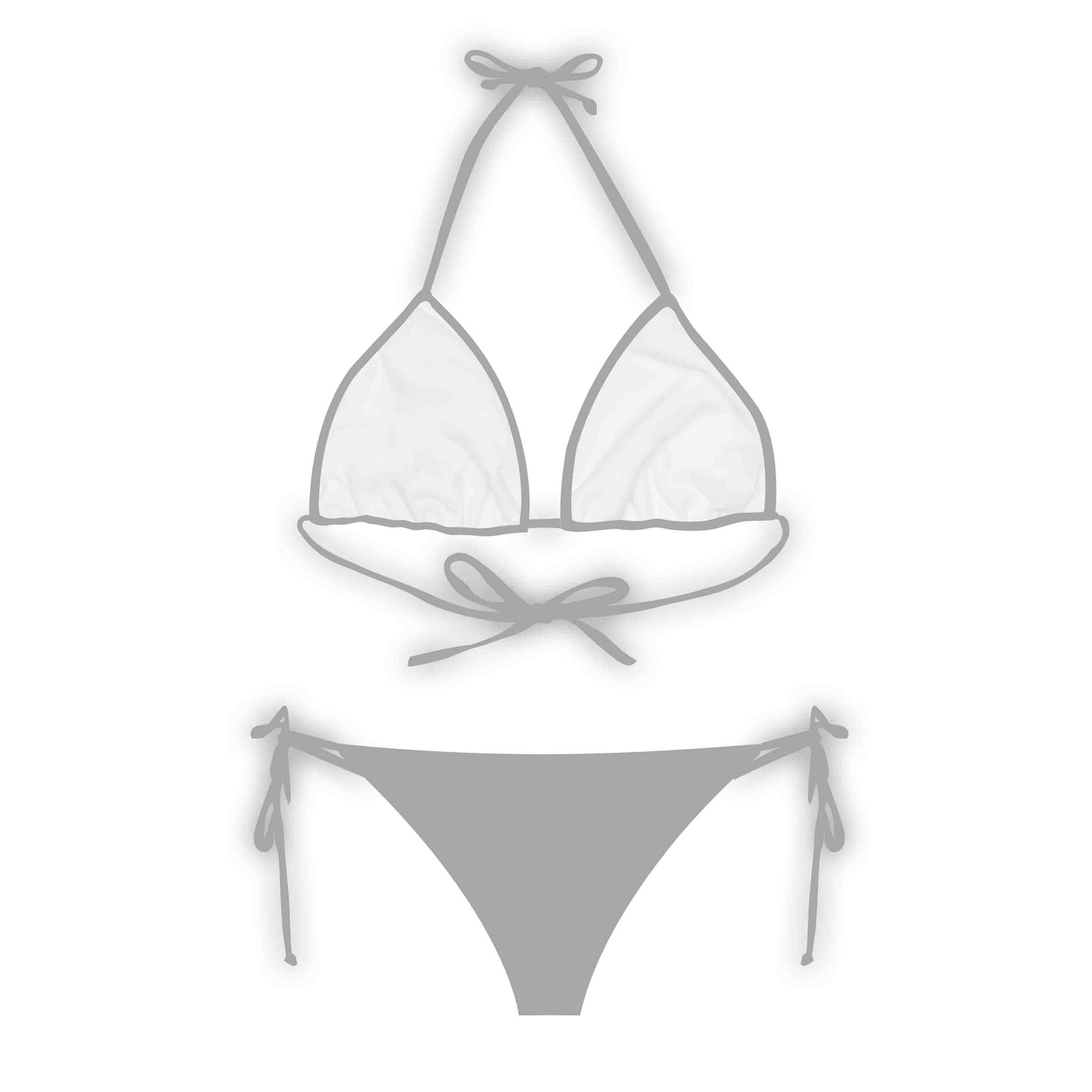 Granite Gleam Classic Bikini Set | Grey | Basic Collection