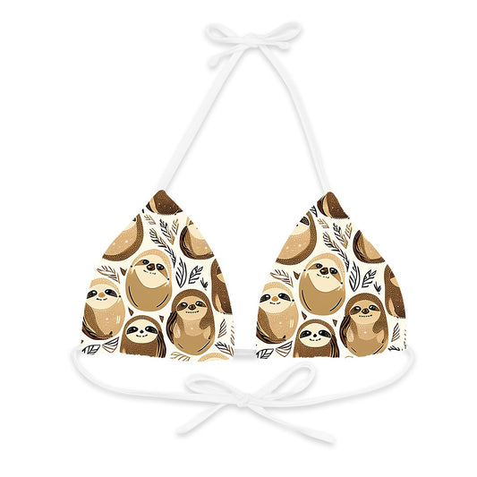 Sloth Triangle Bikini Top - Mila Beachwear
