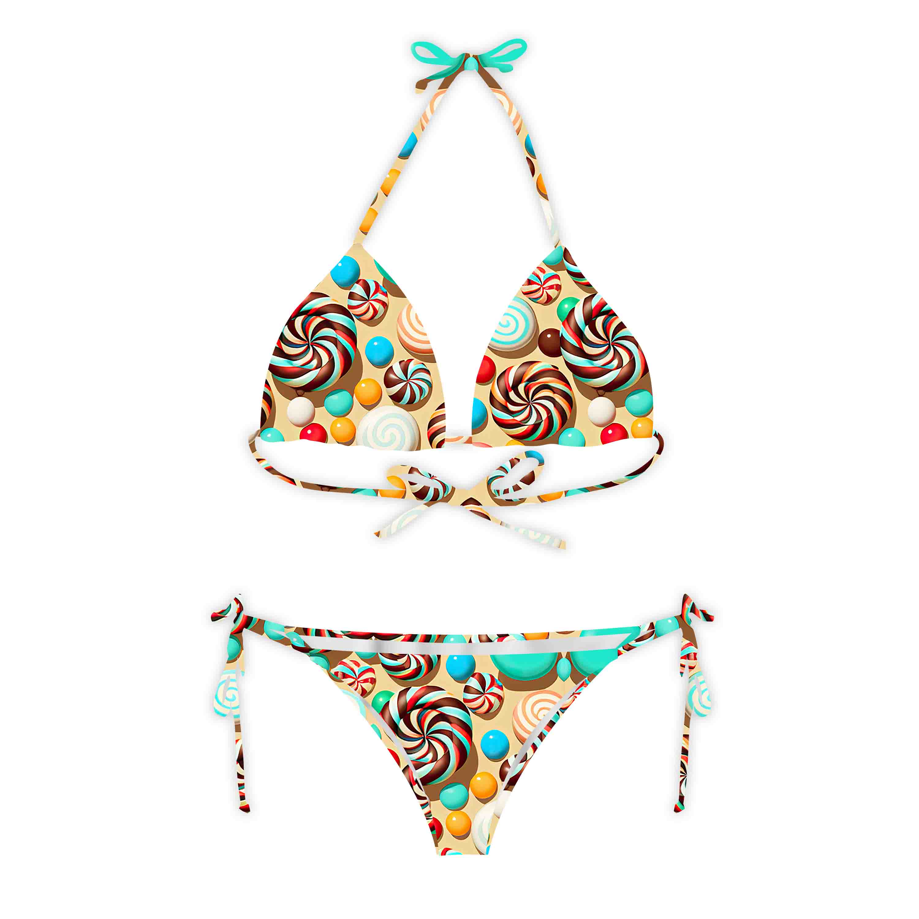 Candy Crush Classic Bikini Set | Mila Beachwear