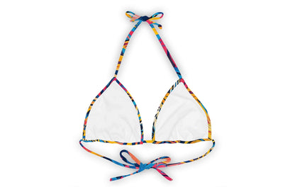 Jungle Mix Classic Triangle Bikini Top - Mila Beachwear