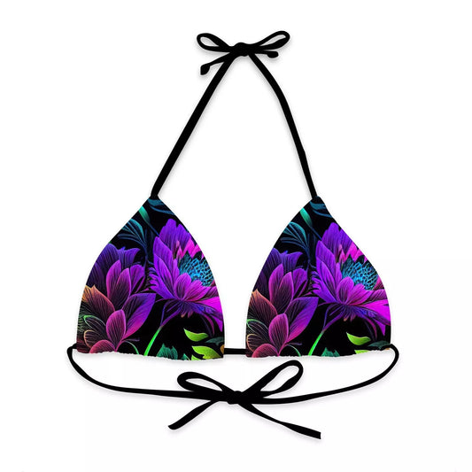 Amethyst Dream Triangle Bikini Top