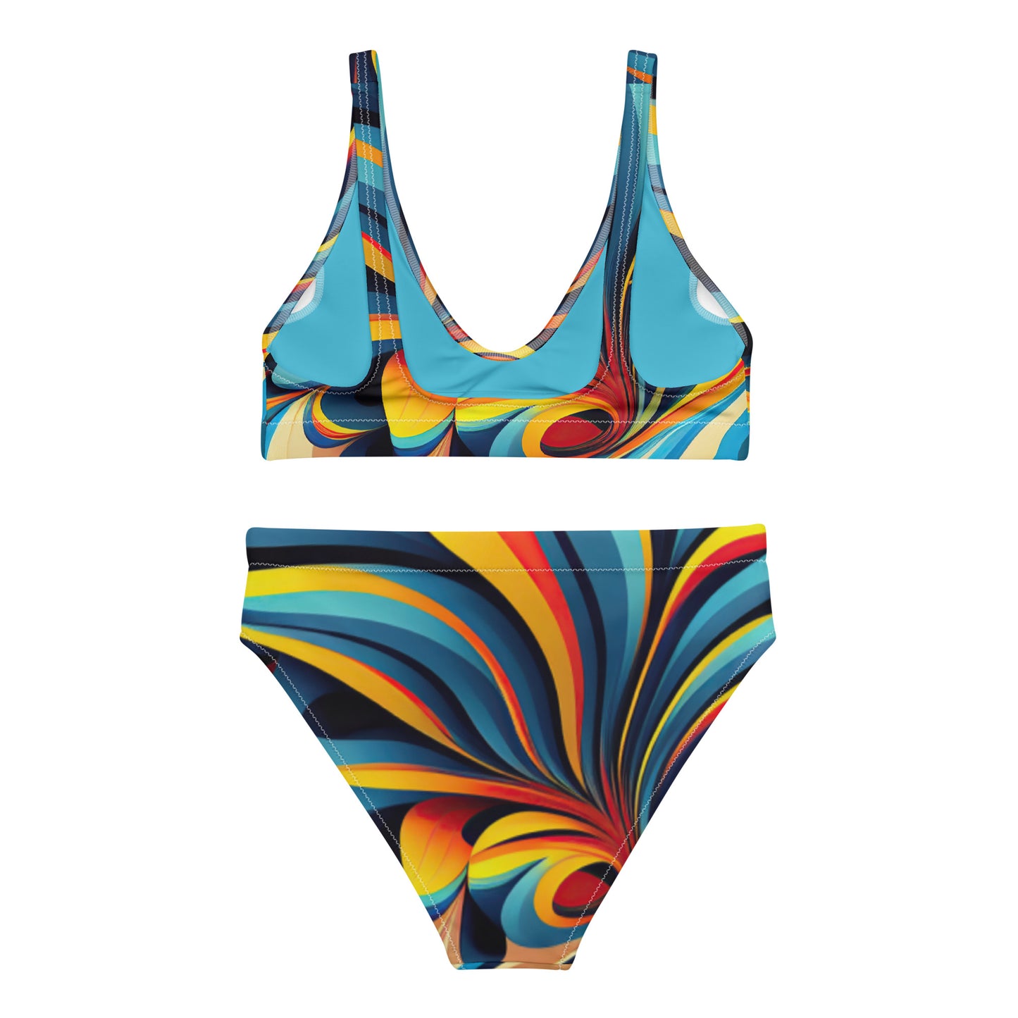 Color Vibes High-Waisted Bikini 2 Pieces - Mila Beachwear