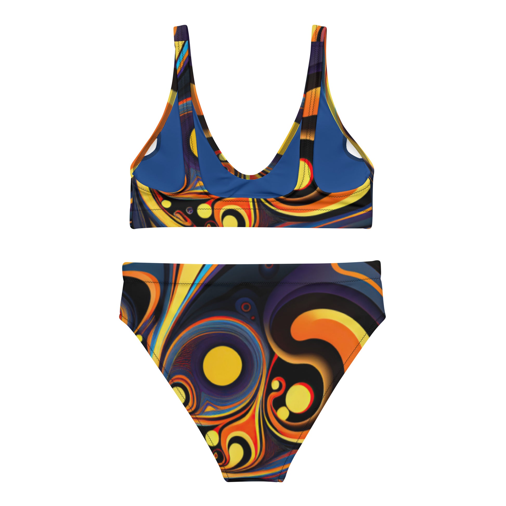 Chromatic Vibes High-Waisted Bikini 2 Pieces - Mila Beachwear