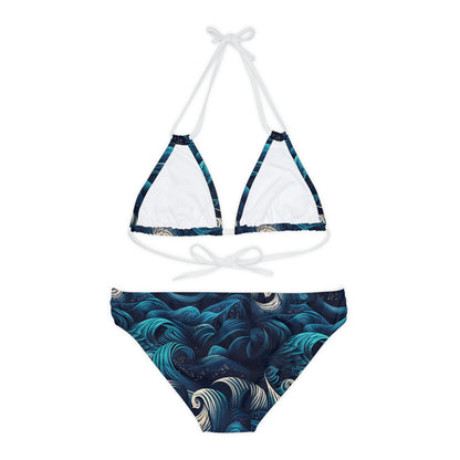 Deep Ocean Strappy Bikini Set - Mila Beachwear