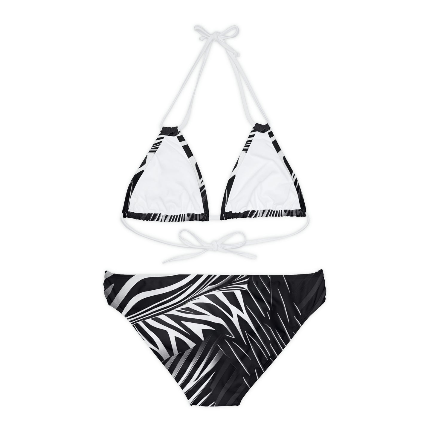 Zebra Strappy Bikini Set - Mila Beachwear
